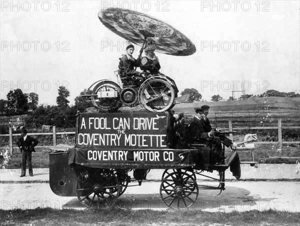 1897 Lady Godiva show at Coventry 1897, Coventry Motette. Creator: Unknown.