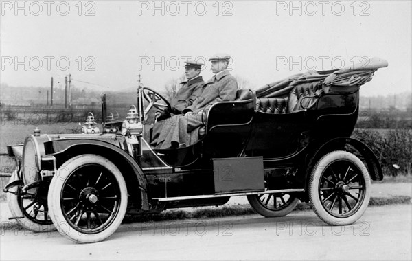 1906 Delaunay-Belleville tourer. Creator: Unknown.