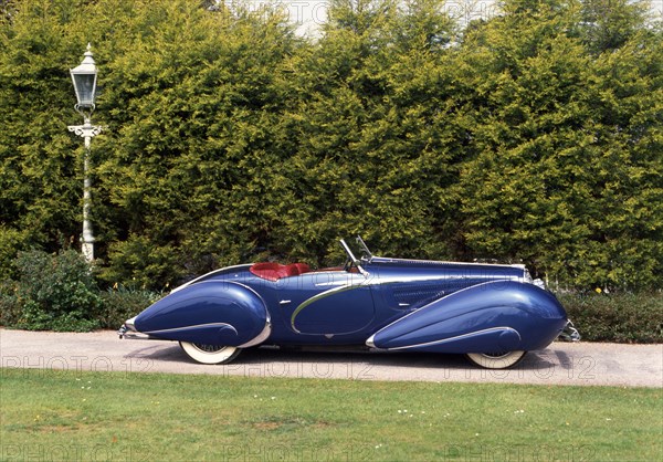 1938 Delahaye 135 Figoni & Falaschi coachwork. Creator: Unknown.