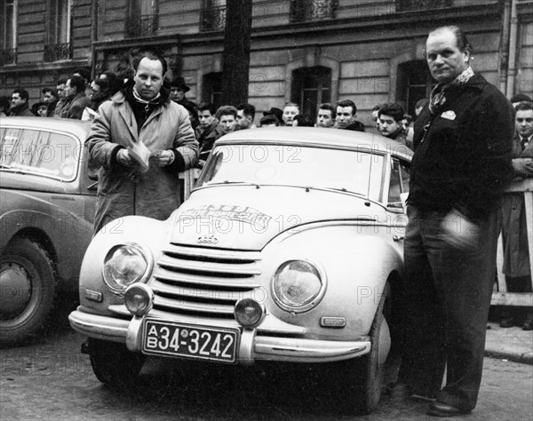 1954 DKW, Monte Carlo Rally driven by Hirschauer. Creator: Unknown.