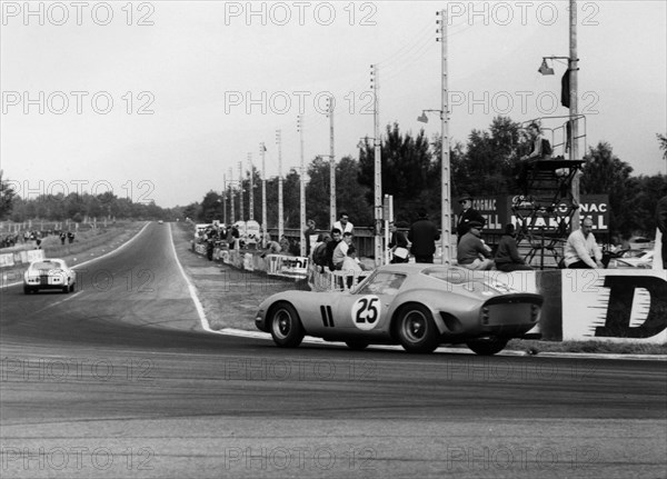 1963 Ferrari 250 GTO, Dumay-Dernier at Le Mans. Creator: Unknown.