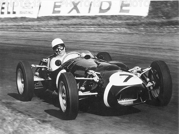 1961 Ferguson P99, Stirling Moss at Oulton Park Gold Cup. Creator: Unknown.