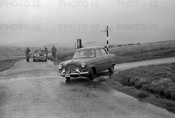 1954 Ford Zephyr, J.Risk, P.Wren on Redex Rally. Creator: Unknown.