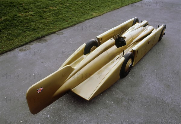 1929 Golden Arrow rear view from above. Creator: Unknown.