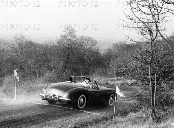 1952 Healey-Alvis on 1953 London Little rally. Creator: Unknown.