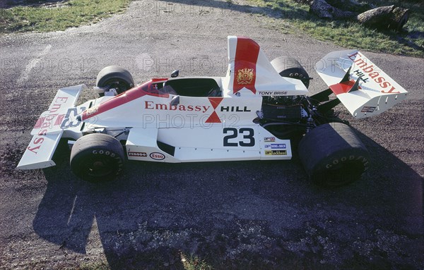 1975 Hill GH2 F1 racing car. Creator: Unknown.