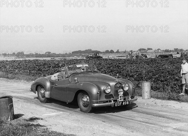 1952 Jowett Jupiter, Bill Smith, Felixtowe Rally. Creator: Unknown.