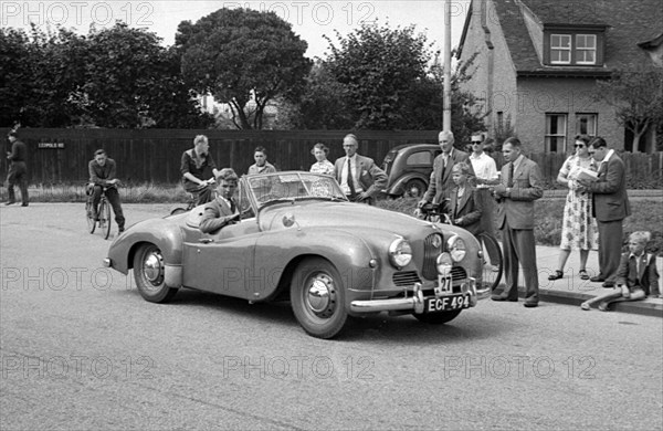 1952 Jowett Jupiter, Bill Smith, Felixtowe Rally. Creator: Unknown.