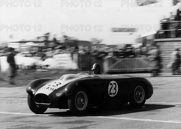 Lister, Scott Brown, Silverstone 1955. Creator: Unknown.