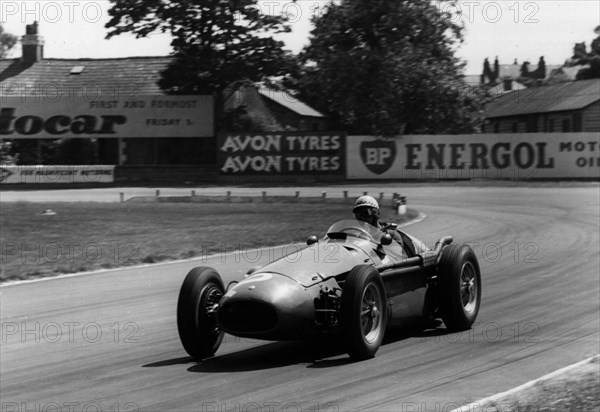 1955 Maserati 250F, Behra at Aintree. Creator: Unknown.