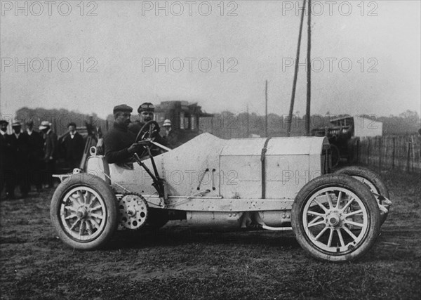 1908 Mercedes, Lautenschlager winner of French Grand Prix. Creator: Unknown.