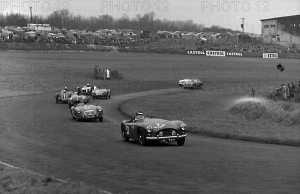 A.C. Ace , F. Warnwell, Brands Hatch sports car racing Boxing Day meeting 1957. Creator: Unknown.