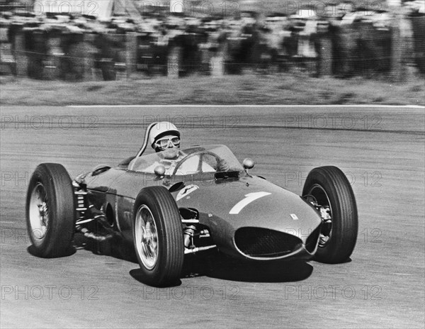 1961 Ferrari 156S, Phill Hill. Creator: Unknown.