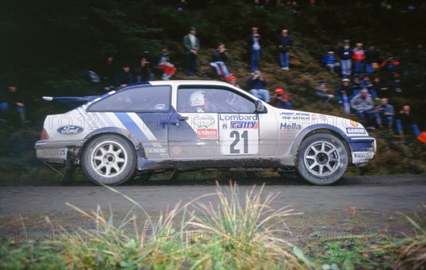 Ford Sierra RS Cosworth, Jimmy McRae 1989 RAC Rally. Creator: Unknown.