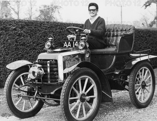 Roy Orbison in Panhard Levassor at Beaulieu 1965. Creator: Unknown.