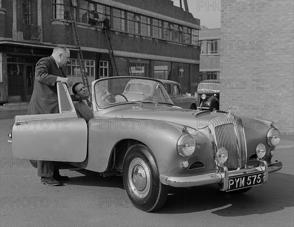 1955 Daimler Conquest Roadster by Hooper used in Norman Wisdom film "Up in the World". Creator: Unknown.