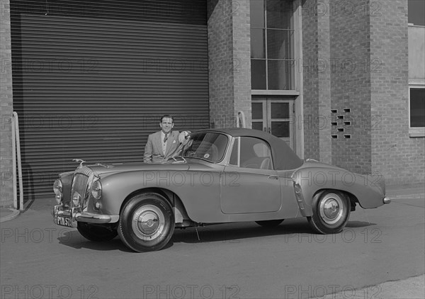 1955 Daimler Conquest Roadster by Hooper used in Norman Wisdom film "Up in the World". Creator: Unknown.