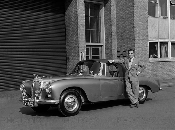 1955 Daimler Conquest Roadster by Hooper used in Norman Wisdom film "Up in the World". Creator: Unknown.