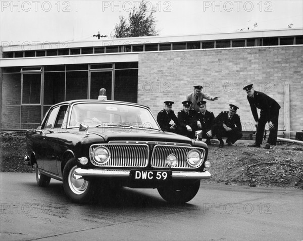 1963 Ford Zephyr Police car. Creator: Unknown.