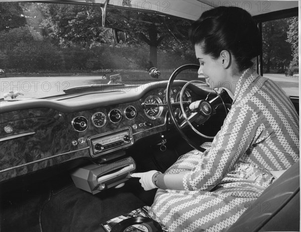 Phillips Auto Mignon in - car record player circa 1962. Creator: Unknown.