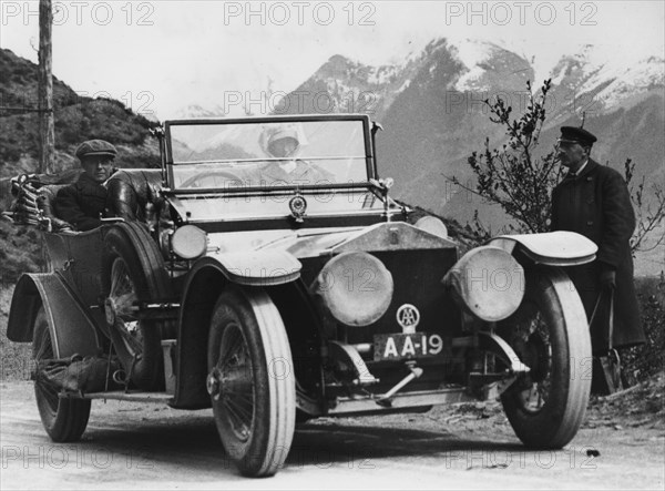 1910 Rolls - Royce Silver Ghost of John Scott Montagu. Creator: Unknown.