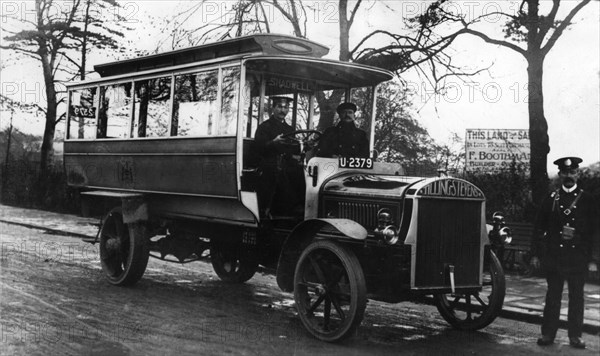 1914 Tilling & Stevens TTA2 for Leeds tramways. Creator: Unknown.