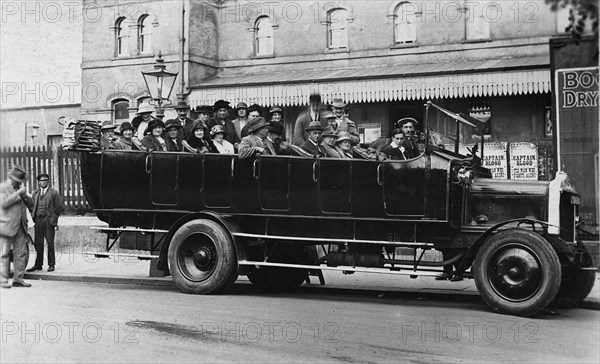 1922 Daimler Y charabanc at Portslade. Creator: Unknown.