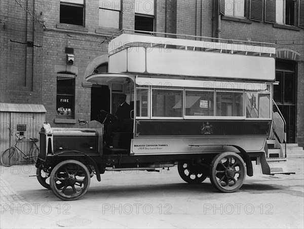 1913 Daimler double deck bus. Creator: Unknown.