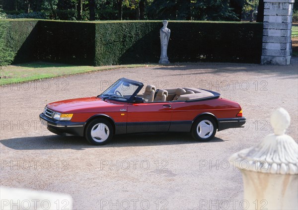 1989 Saab 900 turbo convertible. Creator: Unknown.