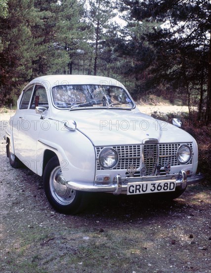 1966 Saab 96. Creator: Unknown.