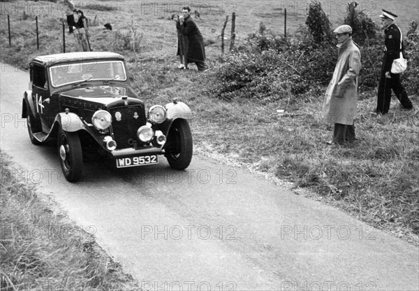 1934 Skinner Special at B.A.R.C. Brunton Hill Climb 1952. Creator: Unknown.