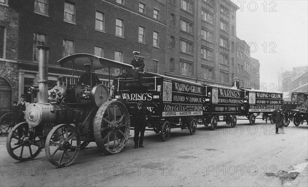 1912 Wallis & Stevens traction engine. Creator: Unknown.