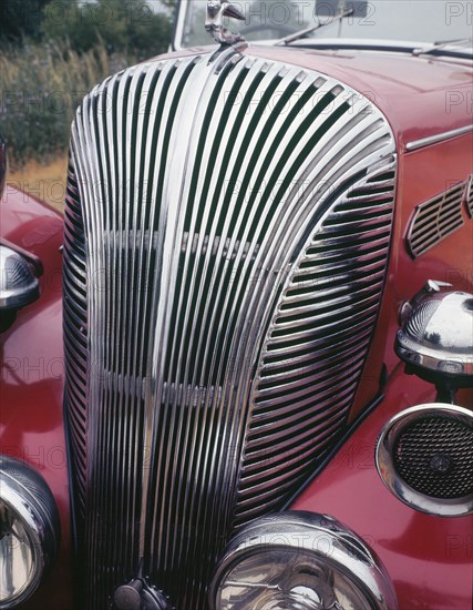 1938 Triumph Dolomite grille. Creator: Unknown.