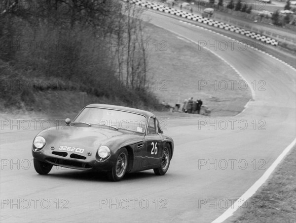 TVR Grantura, C. Saunders, Brands Hatch 1962. Creator: Unknown.