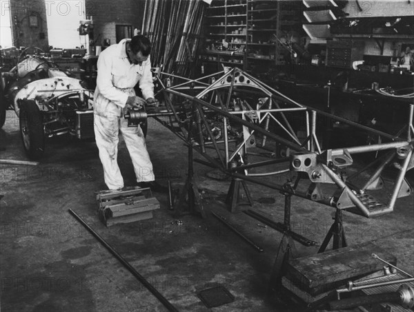 1956 Vanwall factory in Maidenhead. Creator: Unknown.