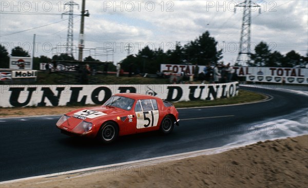 Austin - Healey Sprite, Baker - Hedges 1967, Le Mans 24 hour race. Creator: Unknown.