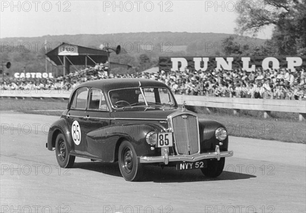 1953 Wolseley 6-80 at Goodwood. Creator: Unknown.
