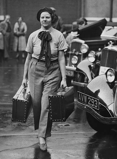 Joan Weekes, 1934 R.A.C. Rally. Creator: Unknown.