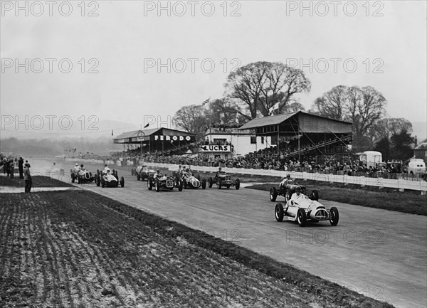 Cooper Bristol, Mike Hawthorn, Goodwood. Creator: Unknown.