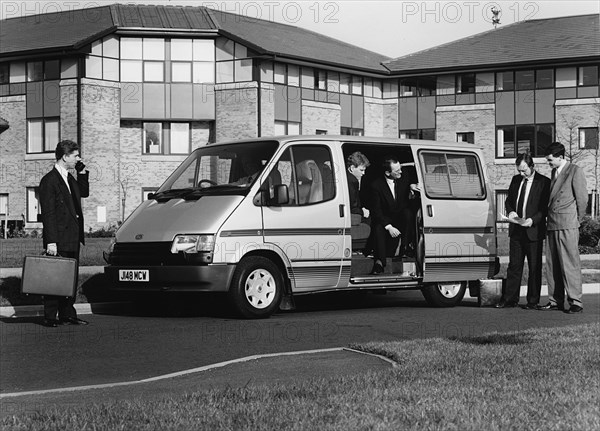 1991 Ford Transit V.I.P. minibus with Indiana conversion. Creator: Unknown.