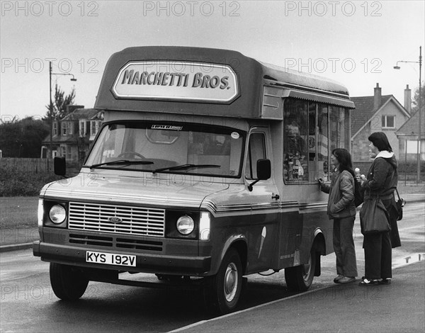 1979 Ford Transit ice-cream van. Creator: Unknown.