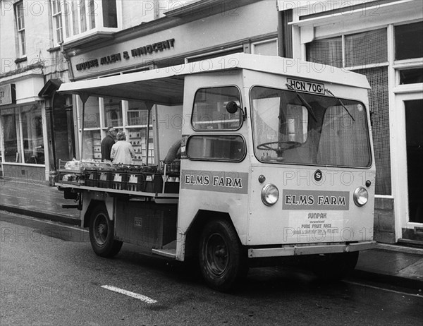 1969 Smiths electric delivery van. Creator: Unknown.