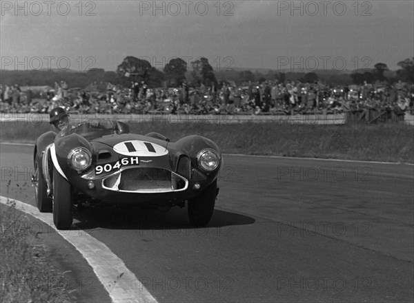 Aston Martin DB3S, Peter Blond , Goodwood 1957. Creator: Unknown.