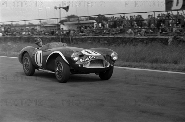 Aston Martin DB3S, Peter Blond , Goodwood 1957. Creator: Unknown.