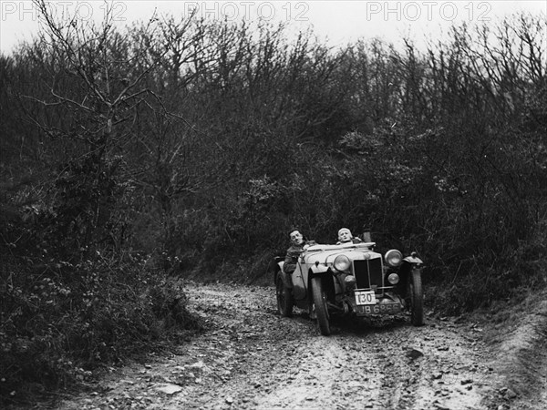 1935 MG N type Magnette, Bastock. Creator: Unknown.