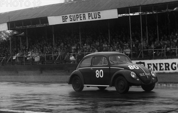 Volkswagen Beetle, M.J. Griffin, Goodwood Members Meeting 1959. Creator: Unknown.