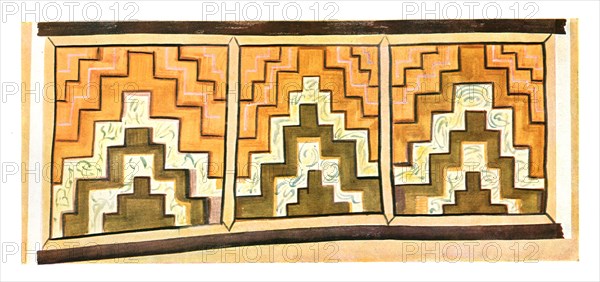 Wall decoration in the Stylos Monastery, Turkey, (1928). Creator: Unknown.