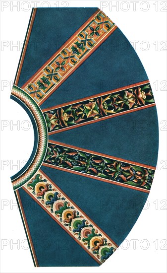 Painting on cupola, Chora Church, Constantinople [Istanbul, Turkey], (1928). Creator: Unknown.