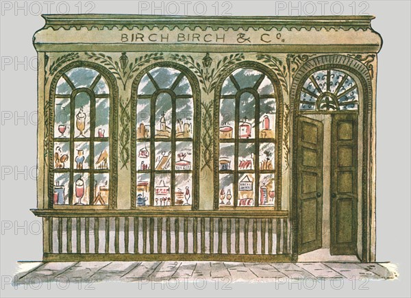 Birch's shop front, City of London, (1928). Creator: Unknown.