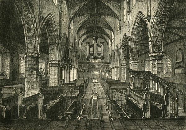 'Interior of Londonderry Cathedral', 1898. Creator: Unknown.